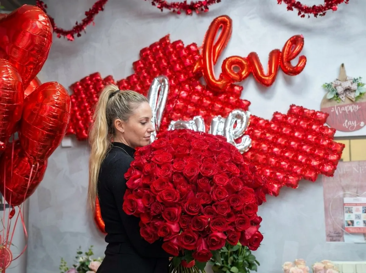Ramo de rosas rojas para San Valentín en Marbella